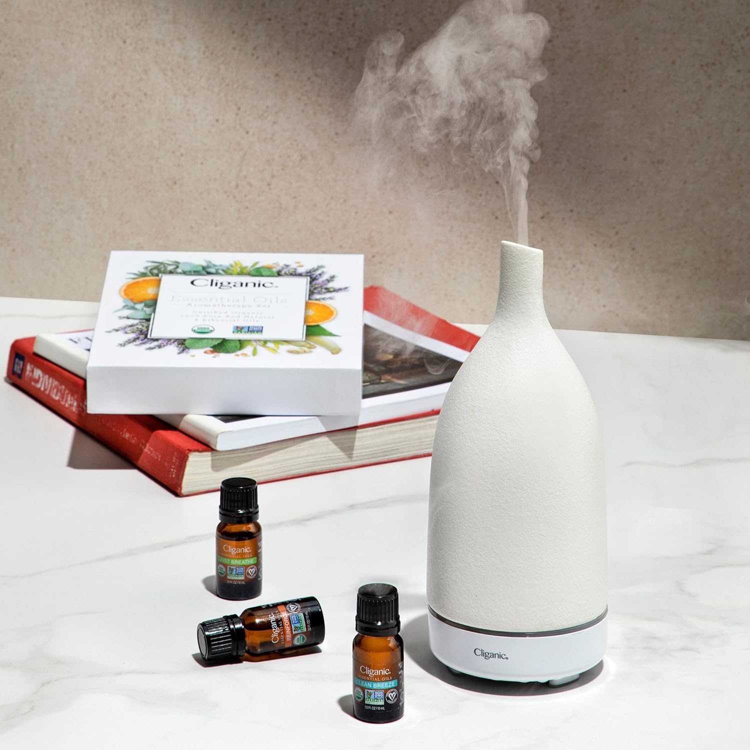 image:imageCliganic May Chang Essential Oil 100 Pure Natural for Aromatherapy NonGMO Verified1 Fl Oz Pack of 1
