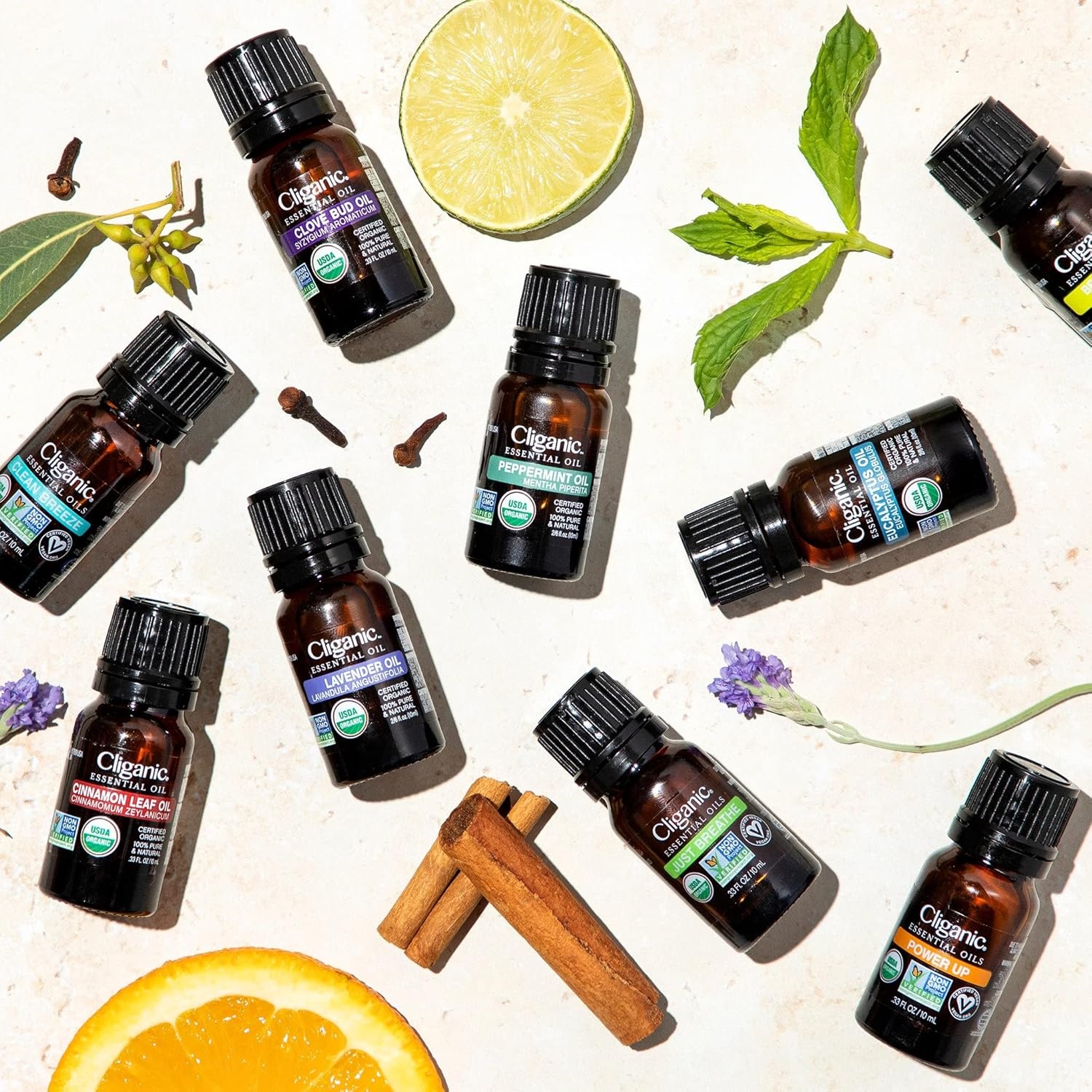 image:imageCliganic May Chang Essential Oil 100 Pure Natural for Aromatherapy NonGMO Verified1 Fl Oz Pack of 1