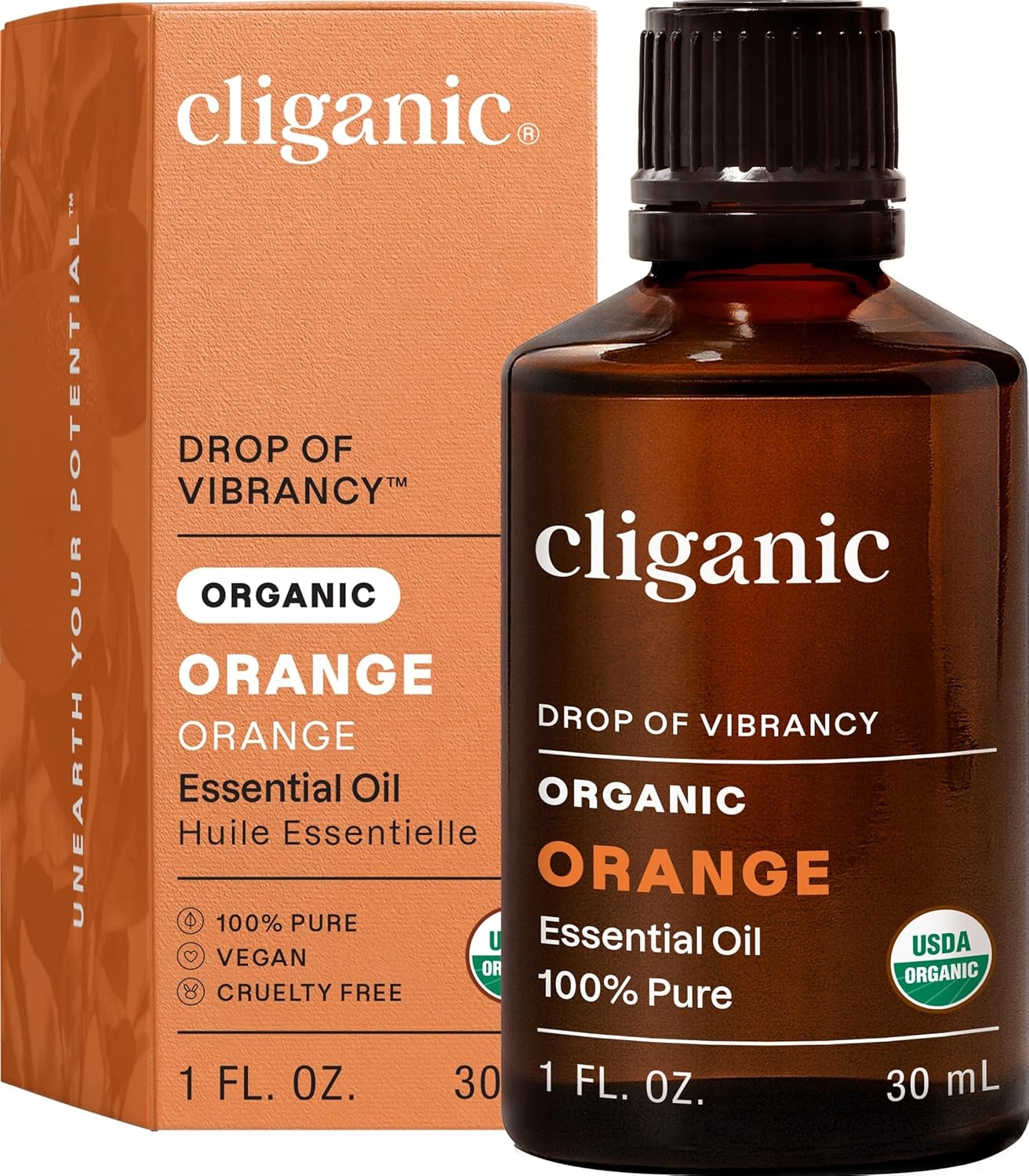 image:imageCliganic May Chang Essential Oil 100 Pure Natural for Aromatherapy NonGMO Verified1 Fl Oz Pack of 1