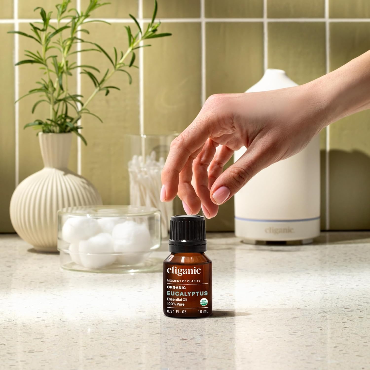 image:imageCliganic May Chang Essential Oil 100 Pure Natural for Aromatherapy NonGMO Verified1 Fl Oz Pack of 1