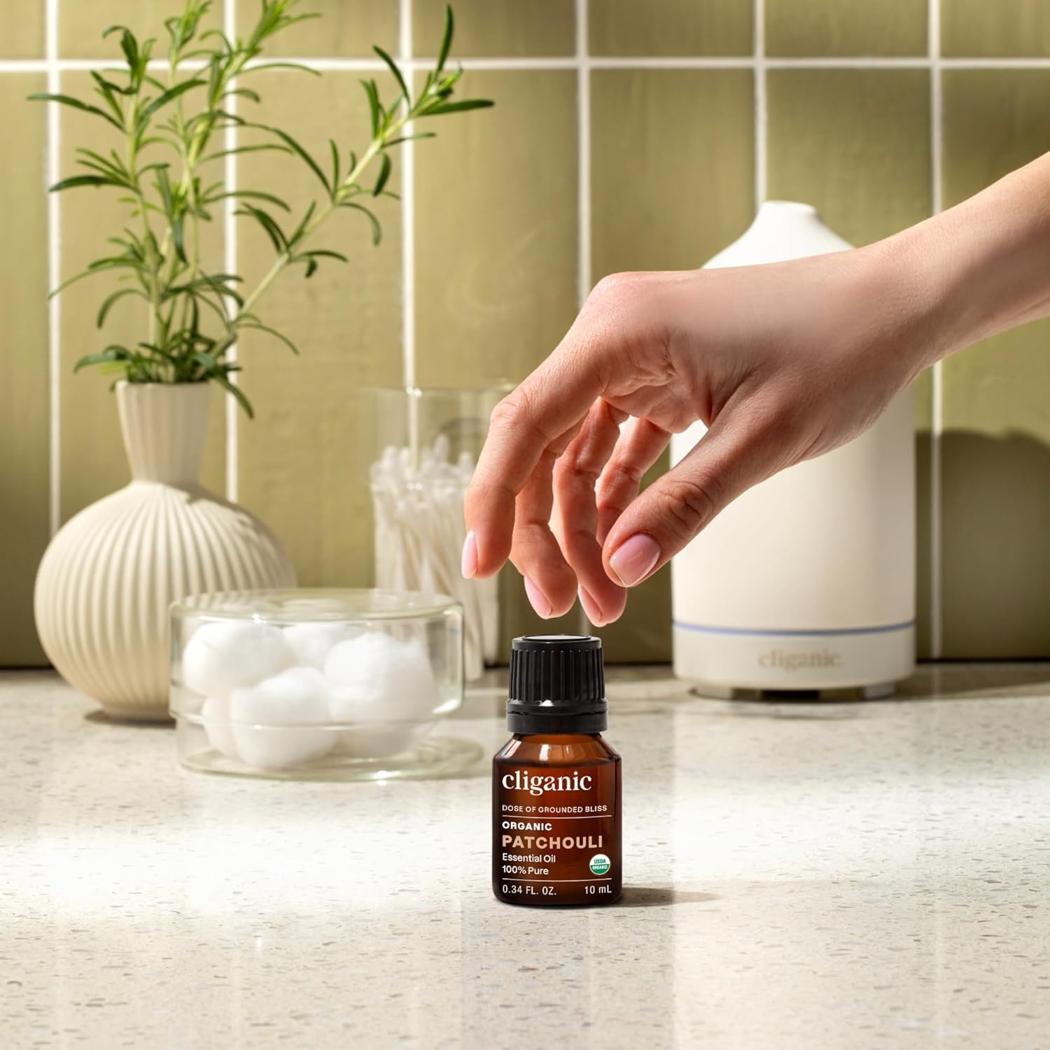 image:imageCliganic May Chang Essential Oil 100 Pure Natural for Aromatherapy NonGMO Verified1 Fl Oz Pack of 1