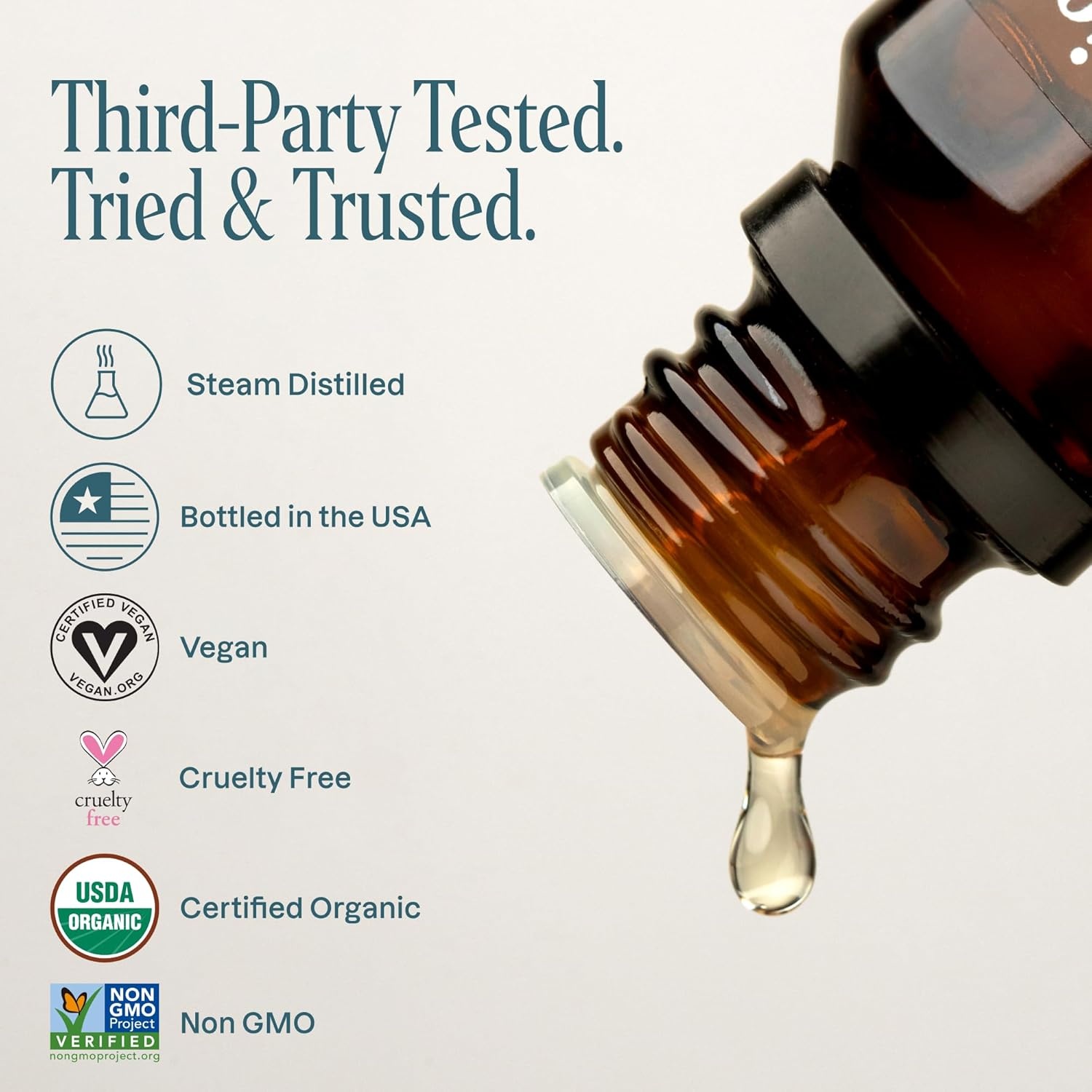 image:imageCliganic May Chang Essential Oil 100 Pure Natural for Aromatherapy NonGMO Verified1 Fl Oz Pack of 1
