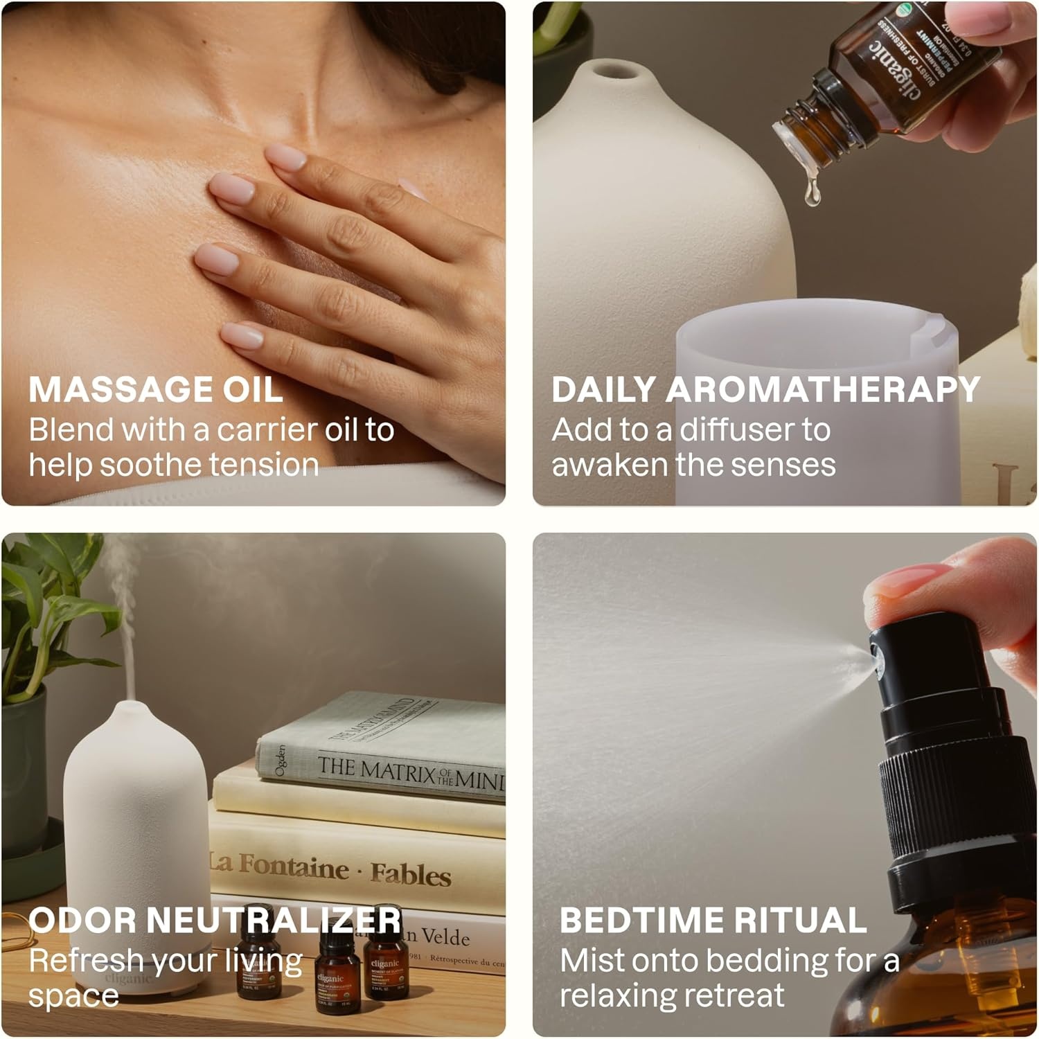 image:imageCliganic May Chang Essential Oil 100 Pure Natural for Aromatherapy NonGMO Verified1 Fl Oz Pack of 1