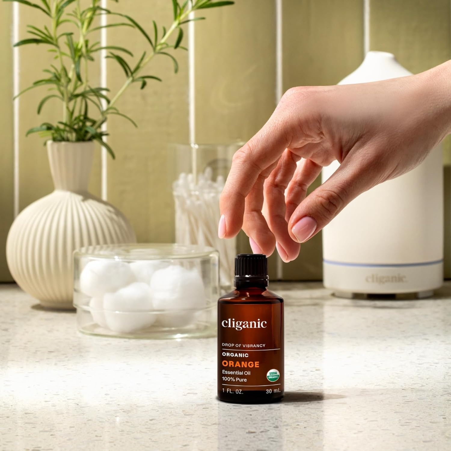 image:imageCliganic May Chang Essential Oil 100 Pure Natural for Aromatherapy NonGMO Verified1 Fl Oz Pack of 1