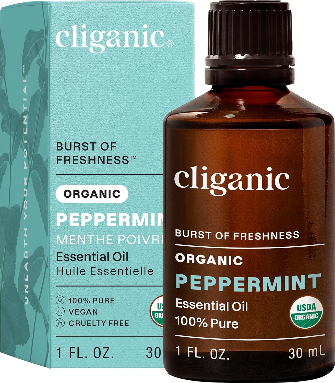 image:imageCliganic May Chang Essential Oil 100 Pure Natural for Aromatherapy NonGMO Verified1 Fl Oz Pack of 1
