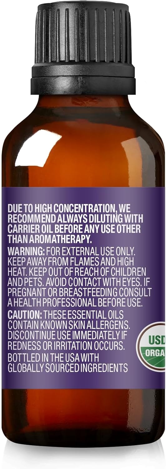 image:imageCliganic May Chang Essential Oil 100 Pure Natural for Aromatherapy NonGMO Verified1 Fl Oz Pack of 1
