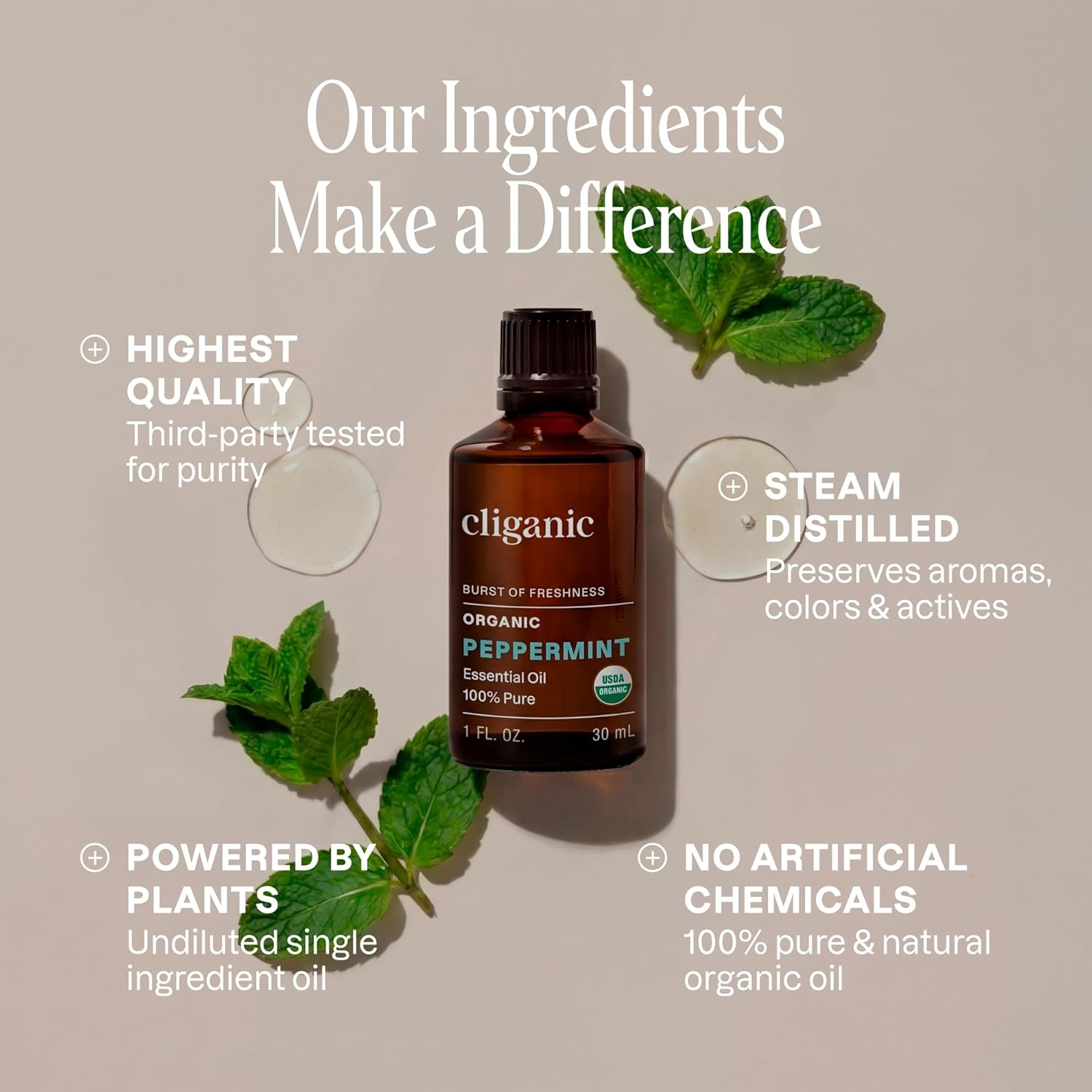 image:imageCliganic May Chang Essential Oil 100 Pure Natural for Aromatherapy NonGMO Verified1 Fl Oz Pack of 1