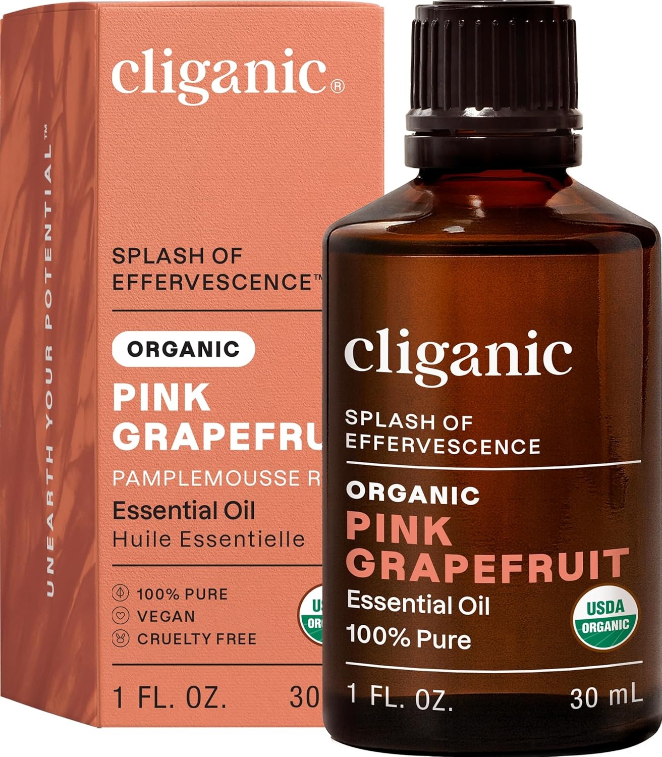 image:imageCliganic May Chang Essential Oil 100 Pure Natural for Aromatherapy NonGMO Verified1 Fl Oz Pack of 1