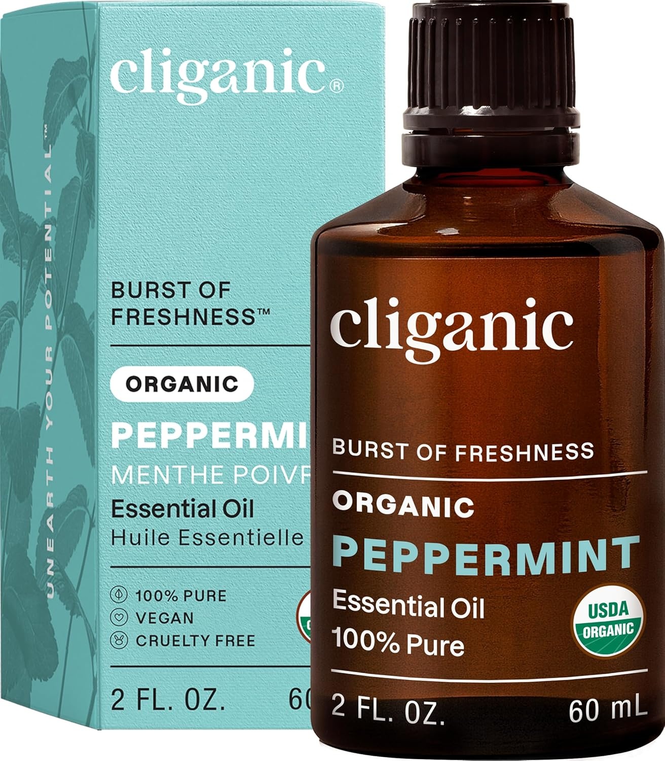 image:imageCliganic May Chang Essential Oil 100 Pure Natural for Aromatherapy NonGMO Verified2 Fl Oz Pack of 1
