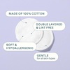 Cliganic Premium Cotton Rounds for Face (Bulk 1200 Count) Makeup Remover Pads, Hypoallergenic, Lint-Free | 100% Pure Cotton(100 Count (Pack of 12))